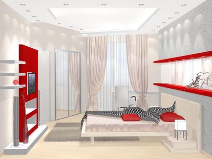 Спалня в стил хай-тек - 19 снимка интериорен дизайн