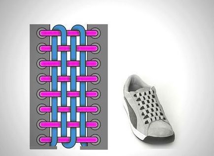 Методи за връзване обувките (снимка)