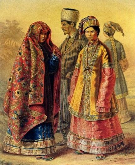 Татар народна носия (51 снимки) жени, деца, костюми за момичета татарски (Татар) Татар народна носия (51 снимки) жени, деца костюми татари за момичета