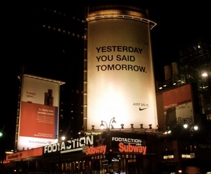 Текст в външна реклама - от златните правила на вземане
