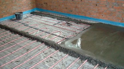 Полагане вода подово правилната технология инсталация