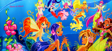 Урок рисуване русалки в стила на Уинкс (Winx) Урок рисуване русалки в стила на Winx