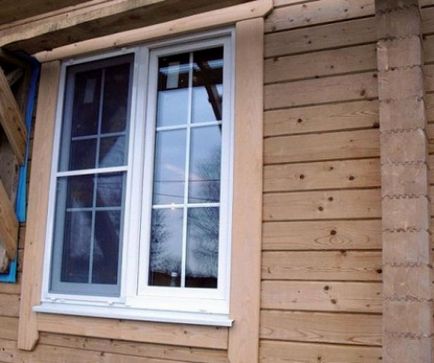 Монтаж на пластмасови прозорци в дървена къща - Основи на технологията, снимки и видео