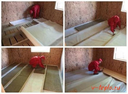 Подгряване на пода в дървена къща - нашата схема и технология на работа