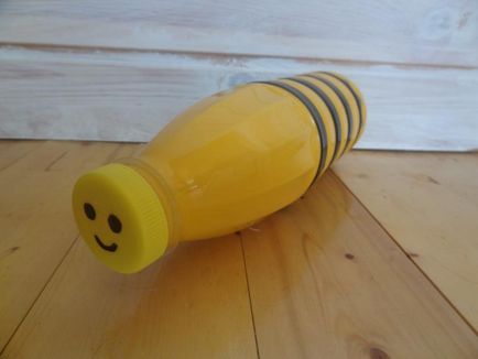 Смешни пчелите от пластмасови бутилки със собствените си ръце - Справедливи Masters - ръчна изработка, ръчно изработени