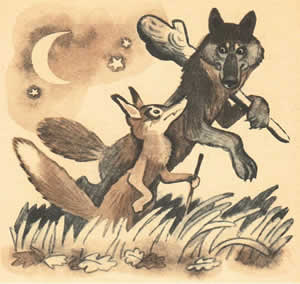 Вълкът, лисицата и кучето - четете история онлайн - арабски приказки