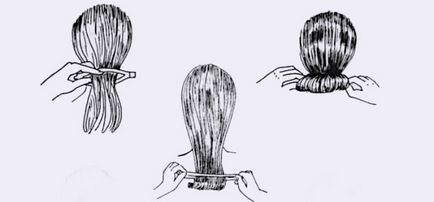 Hairpin въжеиграч как да се използват и да направи прически със собствения си ръце, фото и видео инструкция