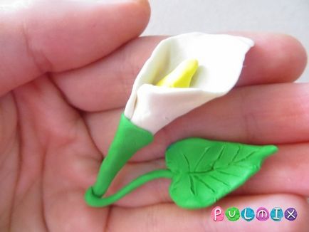 Как да си направим цвете от пластелин