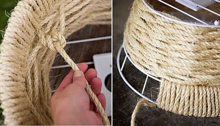 Занаяти от въжето с ръце