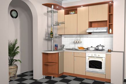 Кухненски дизайн в къщата на панела