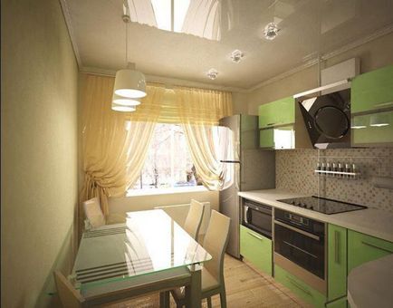 Кухненски дизайн в къщата на панела