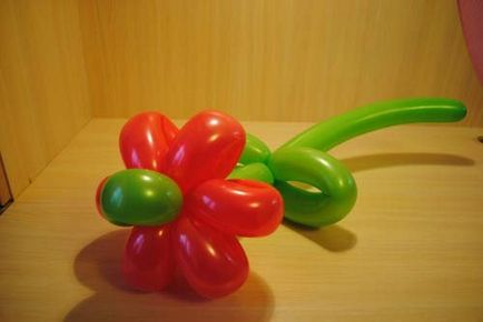 Как да си направим цвете от колбаси топки