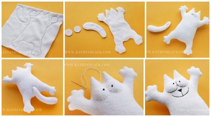 Cat меки играчки със собствените си ръце