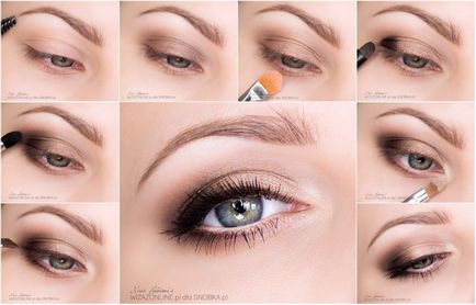Как да се увеличи грим на очите