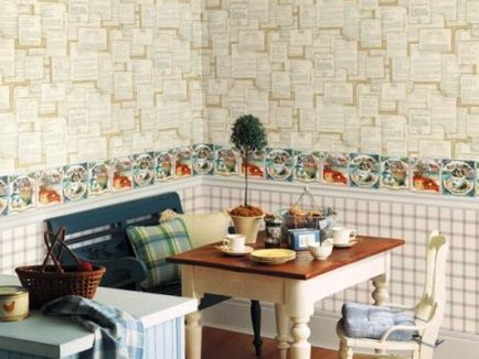 Как да украсят стените на кухнята