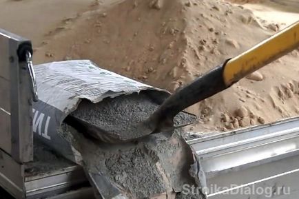 Как да се спре на бетона в бетонобъркачка