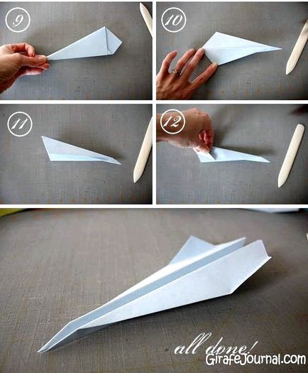 10 начина как да се правят хартиени самолетчета, видео, графики
