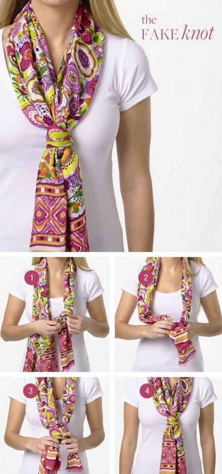 10 начина да обвържат един красив шал
