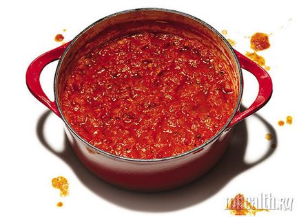 19 ястия от доматен сос, мъже здравето България