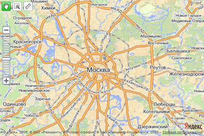 Api Карти Yandex Москва за начинаещи