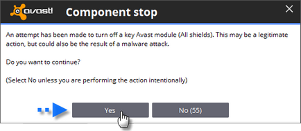 Avast често задавани въпроси, настройка и техническа поддръжка, антивирусен Avast използват пасивен режим