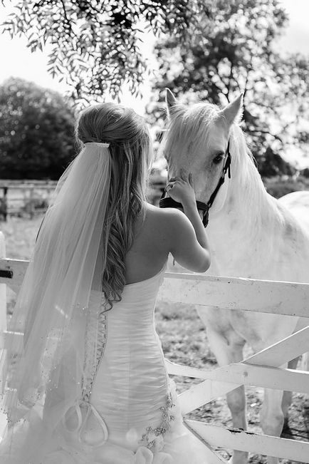 Белият кон за булката - да направят сватбата творчески, неподражаем и изключителен