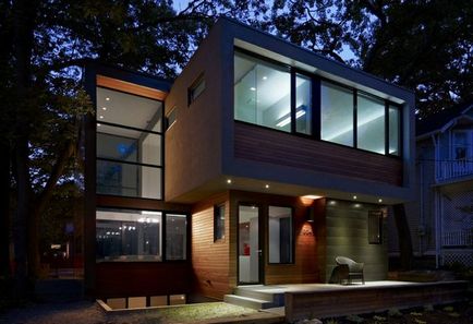 Големите прозорци в сграда проектирането и изпълнението възможности, мечтата на дома