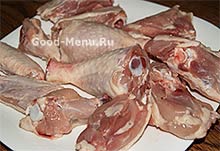 Chakhokhbili пиле - рецепта със стъпка по стъпка снимки