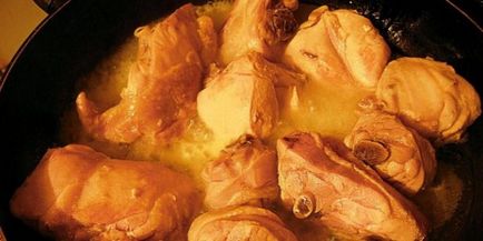 Chakhokhbili пиле грузински класически рецепта със снимка
