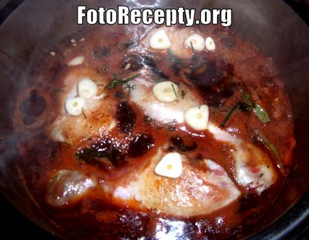 Chakhokhbili пиле грузински класически рецепта - стъпка по стъпка рецепти със снимки у дома