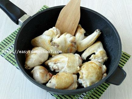 Chakhokhbili пиле грузински стъпка рецепта със снимки, лесни рецепти