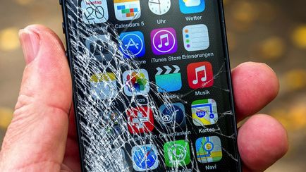 Какво става, ако счупен екран на вашия iphone или IPAD