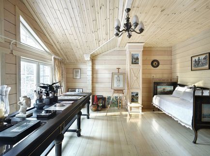 Рустик дървени къщи интериор