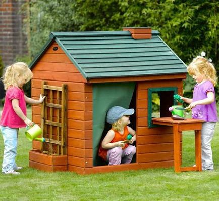 Дървени детски къща със собствените си ръце препоръките за строителство