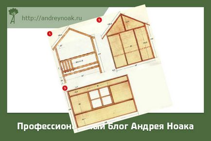 Детска къща от дърво с ръцете си, а строителните чертежи (къща) Детска къща от дърво с ръцете си, а строителните чертежи