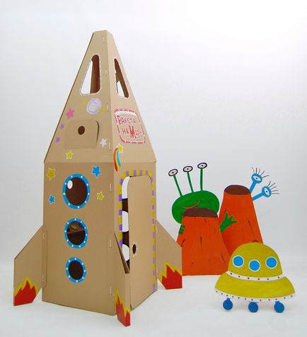 Детска къща със собствените си ръце рисунки, сграда, снимка, необходими части, сграда портал