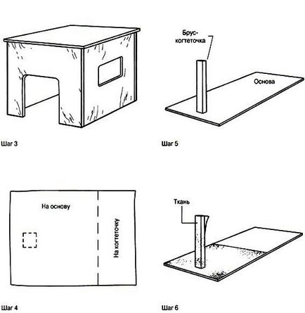 Малка къща за котка с ръцете си как да се направи снимка, инструкции