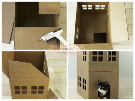 Малка къща за котка със собствените си ръце най-добрите идеи и майсторски класове със снимки