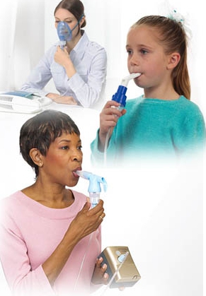 Вдишването пулверизатор, когато кашлица - кашлица
