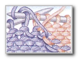 Intarsia плетене техника и промяна вход цвят