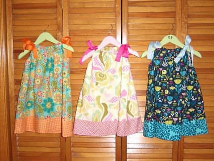 Колко бързо да шият дрехи за бебето - бебешки рокли, за да се шият бързо и лесно