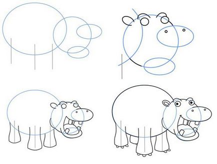 Как да се направи хипопотам постепенно молив