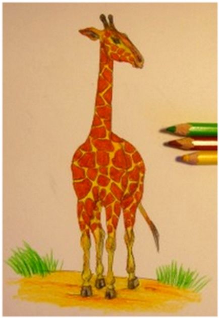 Как да се направи жираф молив