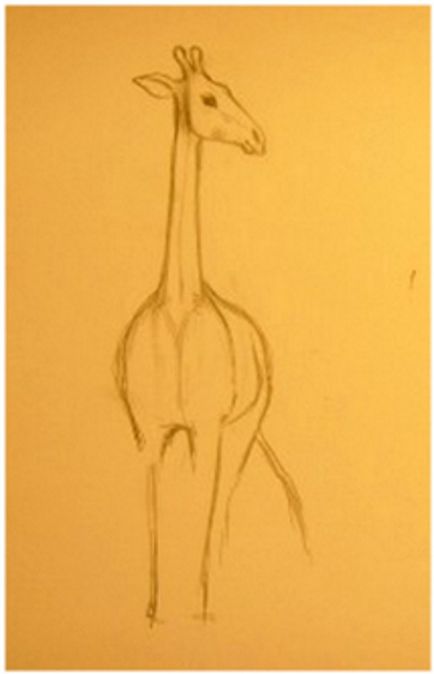 Как да се направи жираф молив