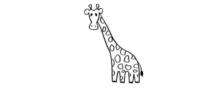 Как да се направи жираф майсторски класове - детски рисунки по