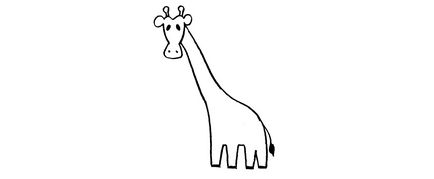 Как да се направи жираф майсторски класове - детски рисунки по