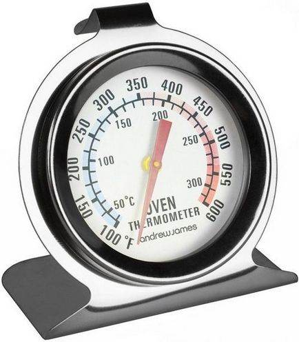Как да се определи температурата във фурната без термометър