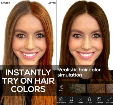 Как да изберем цвят на косата 5 приложения за смартфони