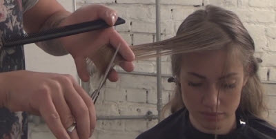 Как да се намали бретон наклонена себе си у дома (снимки, видео)