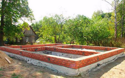Как да се изгради една сауна от тухла с ръцете си инструкции стъпка по стъпка, изграждане на тухлена баня, фондация